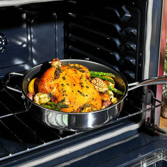 5 Litre Hybrid Deep Sauté Pan with Lid
